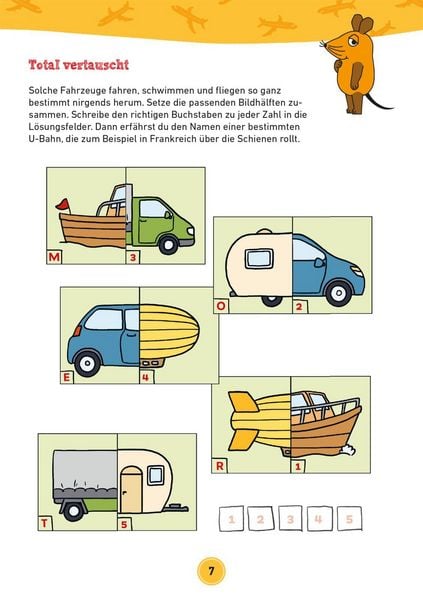 Produktbild: Frag doch mal ... die Maus: Mein R&auml;tselblock mit der Maus - Fahrzeuge und Verkehr