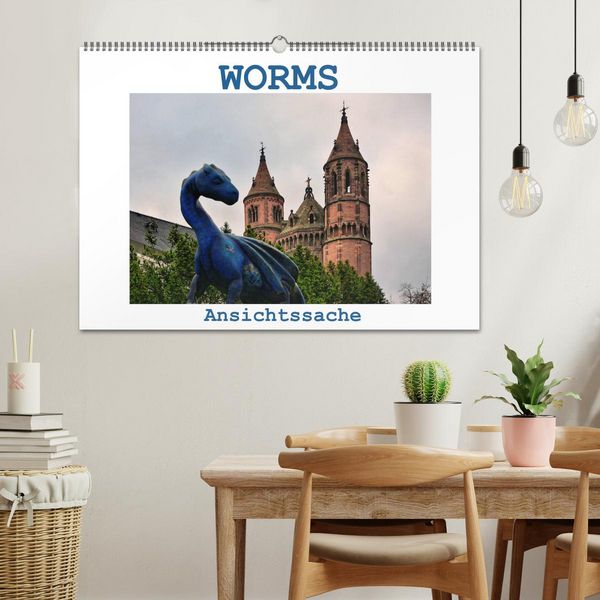 Produktbild: Worms - Ansichtssache (Wandkalender 2026 DIN A2 quer), CALVENDO Monatskalender