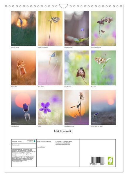Produktbild: MakRomantik (Wandkalender 2026 DIN A3 hoch), CALVENDO Monatskalender