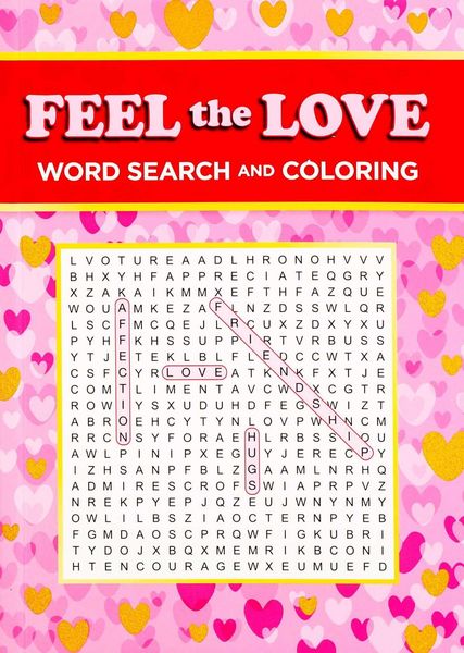 Produktbild: Feel the Love Word Search and Coloring