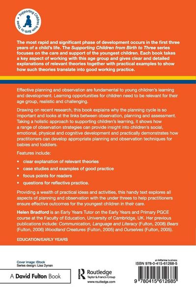 Produktbild: Planning and Observation of Children under Three