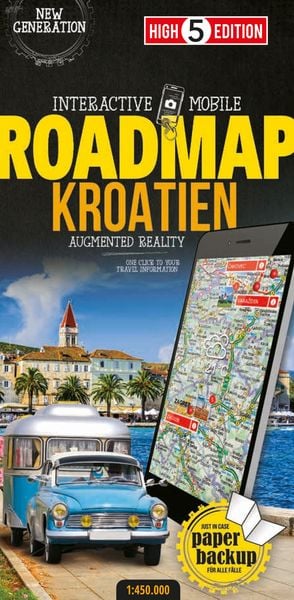 Strassenkarte Kroatien, Sonstige von , High 5 Edition AG, 978-3-906908-11-3