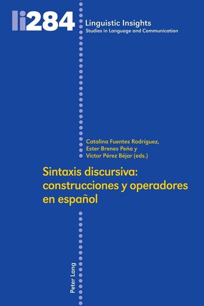 Produktbild: Sintaxis discursiva: construcciones y operadores en espa&ntilde;ol