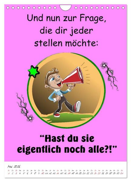 Produktbild: L&auml;uft&acute;s noch nicht beschissen genug? Dann hilft der Anti-Gl&uuml;cks-Kalender! (Wandkalender 2026 DIN A4 hoch), CALVENDO Monatskalender