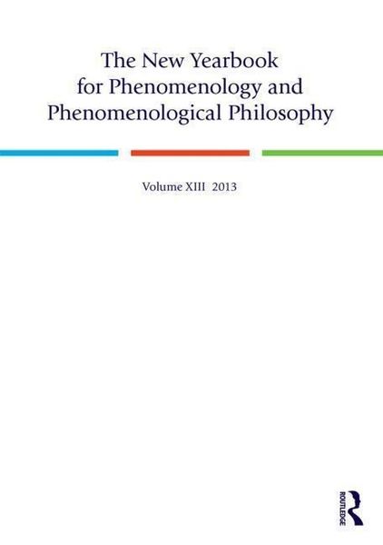Produktbild: The New Yearbook for Phenomenology and Phenomenological Philosophy