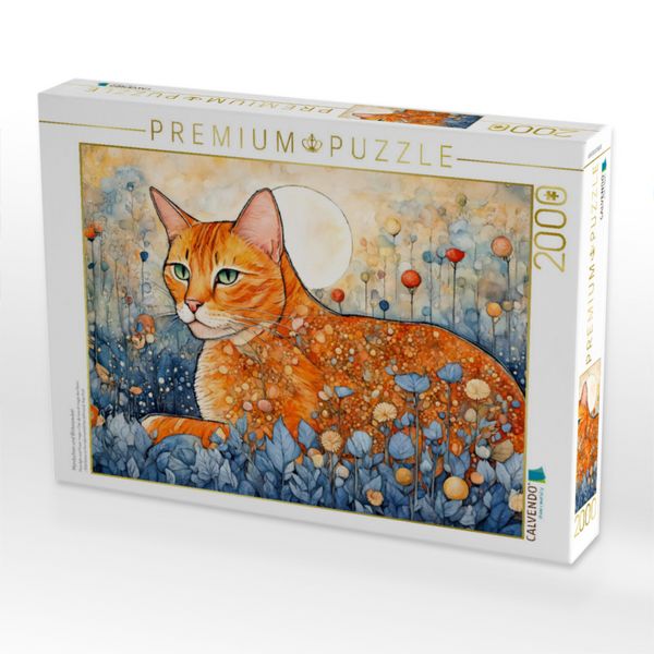 Produktbild: CALVENDO Puzzle Mondschein und Bl&uuml;tenzauber | 2000 Teile Lege-Gr&ouml;&szlig;e 90x67cm Foto-Puzzle f&uuml;r gl&uuml;ckliche Stunden