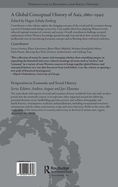 Produktbild: A Global Conceptual History of Asia, 1860-1940