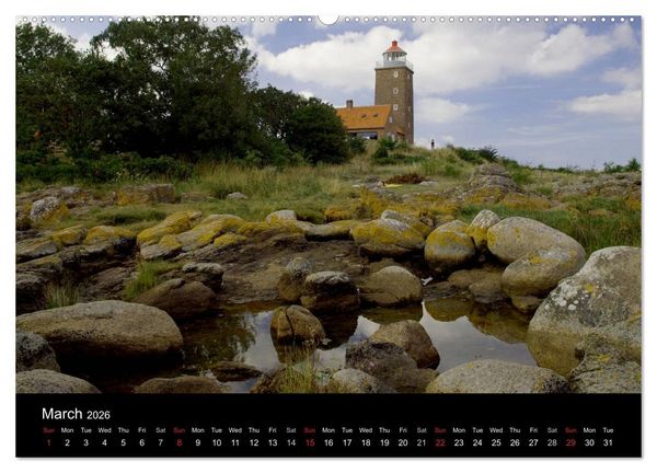 Produktbild: Bornholm - Denmark (High Quality Premium Wall Calendar 2026 DIN A2 landscape),CALVENDO 12 Month Wall Calendar