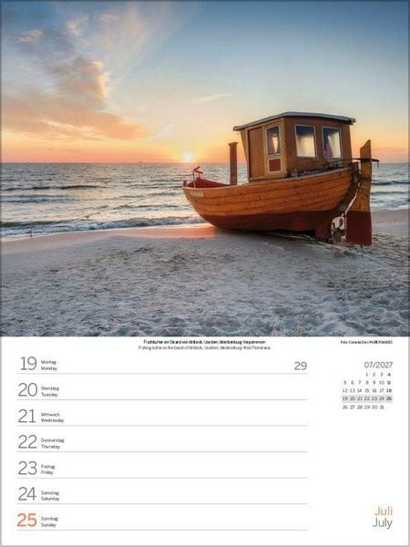 Produktbild: Nord- und Ostsee Wochenkalender 2027
