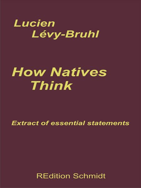 Produktbild: How Natives Think