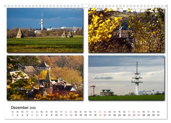 Produktbild: Aus der Ferne: Schw&auml;bisch Hall 2026 (Wandkalender 2026 DIN A3 quer), CALVENDO Monatskalender