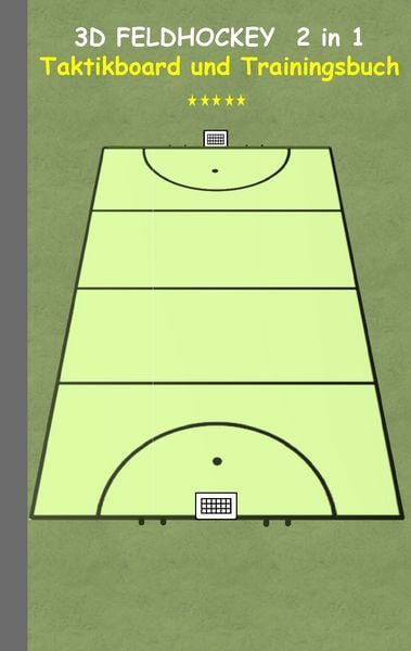Produktbild: 3D Feldhockey 2 in 1 Taktikboard und Trainingsbuch
