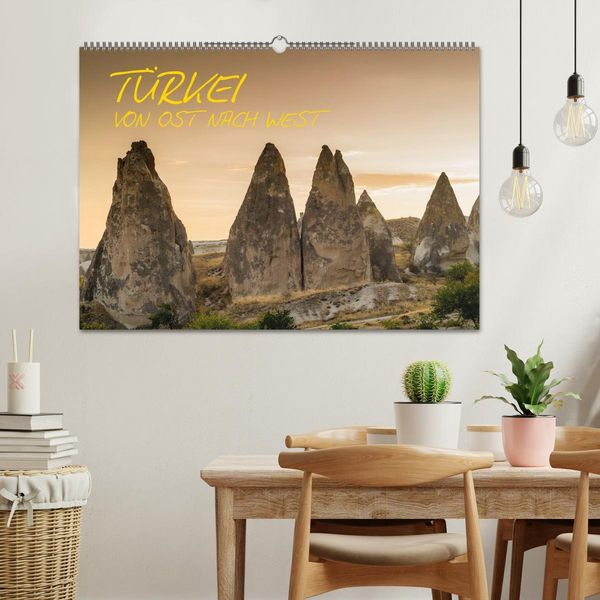 Produktbild: T&uuml;rkei - von Ost nach West (Wandkalender 2026 DIN A2 quer), CALVENDO Monatskalender