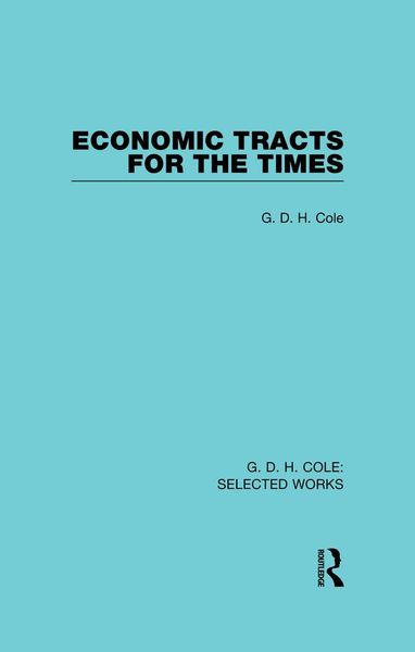 Produktbild: Economic Tracts for the Times