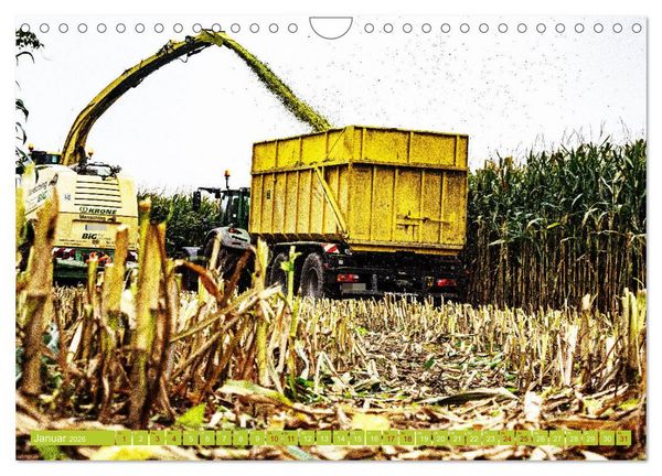 Produktbild: Landwirtschaft - Maisernte (Wandkalender 2026 DIN A4 quer), CALVENDO Monatskalender