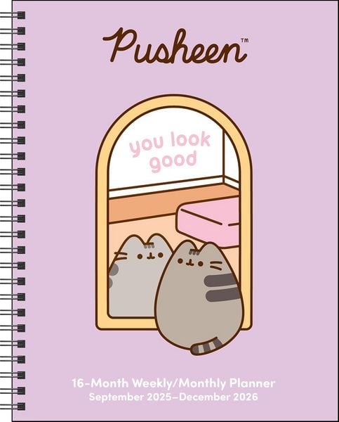 Produktbild: Pusheen 16-Month 2025-2026 Weekly/Monthly Planner Calendar