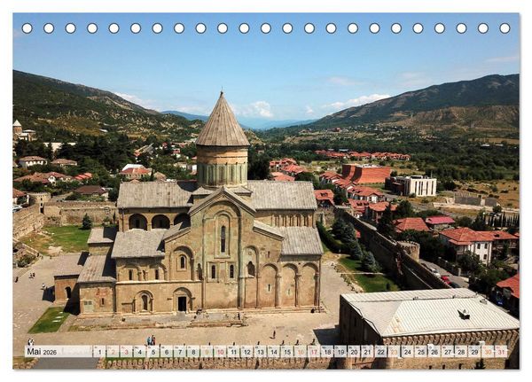 Produktbild: Sehnsucht Georgien (Tischkalender 2026 DIN A5 quer), CALVENDO Monatskalender