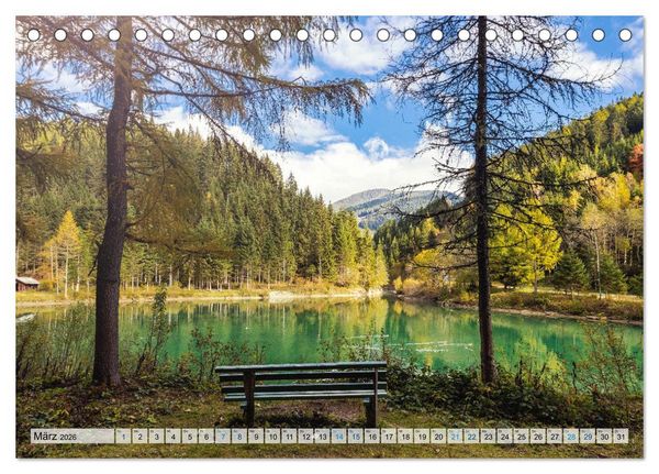 Produktbild: &Ouml;sterreich Berg und See (Tischkalender 2026 DIN A5 quer), CALVENDO Monatskalender