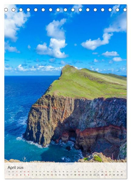 Produktbild: Madeira - Natur und Geschichte (Tischkalender 2026 DIN A5 hoch), CALVENDO Monatskalender