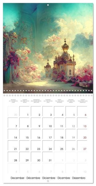 Produktbild: Rococo rooms (Wall Calendar 2026 12 &times; 12 Inch) CALVENDO 12 Month Wall Calendar