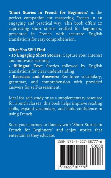 Produktbild: Short Stories in French for Beginners