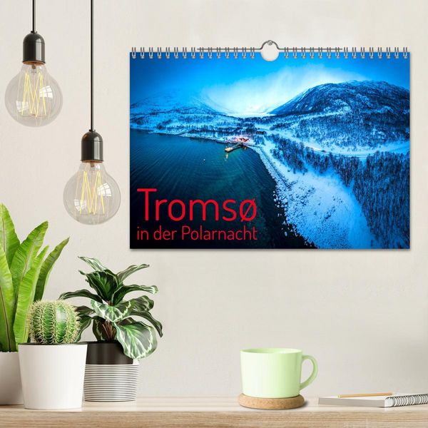 Produktbild: Troms&oslash; in der Polarnacht (Wandkalender 2026 DIN A4 quer), CALVENDO Monatskalender
