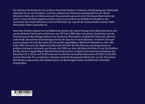 Produktbild: Der Bahnhof Hettstedt