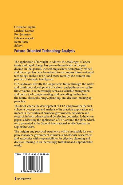 Produktbild: Future-Oriented Technology Analysis