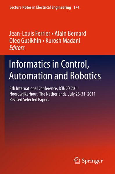 Produktbild: Informatics in Control, Automation and Robotics