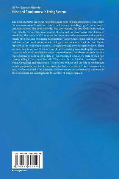 Produktbild: Noise and Randomness in Living System