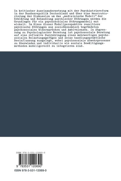 Produktbild: Grundlagen psychosozialer Beratung