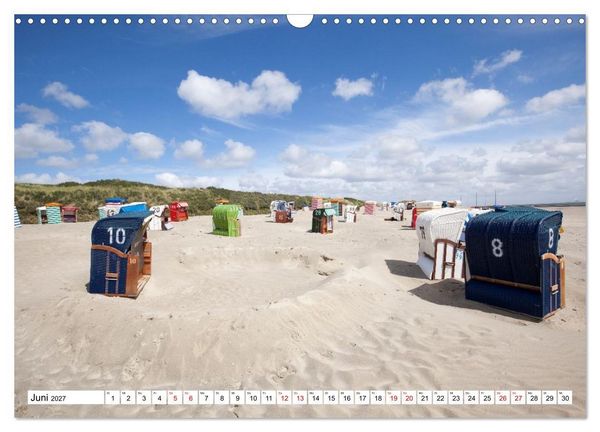 Produktbild: Borkum - Momente einer Reise (Wandkalender 2027 DIN A3 quer), CALVENDO Monatskalender