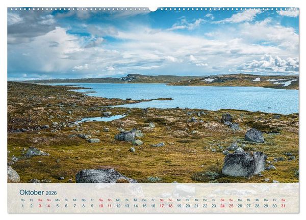 Produktbild: Norwegen von Oslo bis &Aring;lesund (hochwertiger Premium Wandkalender 2026 DIN A2 quer), Kunstdruck in Hochglanz