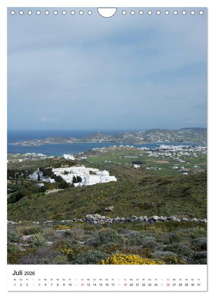Produktbild: Liebenswertes Paros, Insel der Kykladen (Wandkalender 2026 DIN A4 hoch), CALVENDO Monatskalender