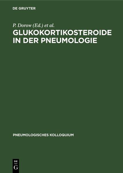 Produktbild: Glukokortikosteroide in der Pneumologie