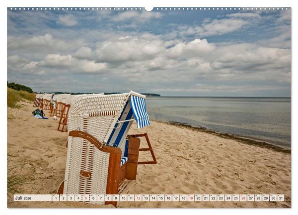 Produktbild: Urlaubsparadies R&uuml;gen (hochwertiger Premium Wandkalender 2026 DIN A2 quer), Kunstdruck in Hochglanz