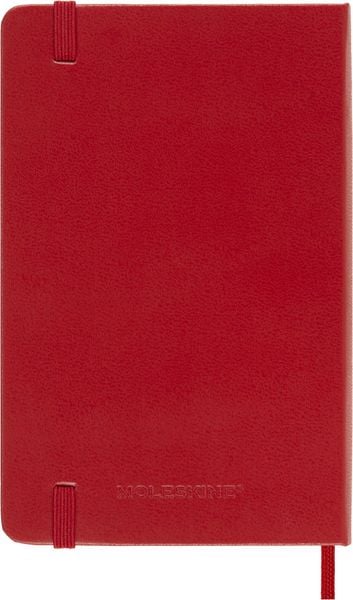 Produktbild: Moleskine 18 Monate Wochen Notizk. 26/27 A6 1W=1S Geb Rot