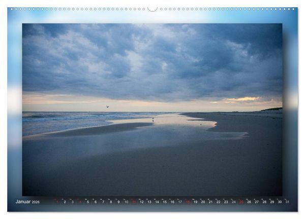 Produktbild: Baltrum - Ein Tag am Strand (hochwertiger Premium Wandkalender 2026 DIN A2 quer), Kunstdruck in Hochglanz