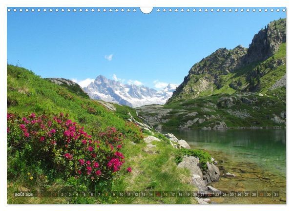 Produktbild: Le paradis des lacs de montagne (Calendrier mural 2026 DIN A3 vertical), CALVENDO calendrier mensuel