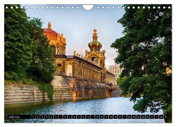 Produktbild: WUNDERVOLLES DRESDEN (Wandkalender 2026 DIN A4 quer), CALVENDO Monatskalender
