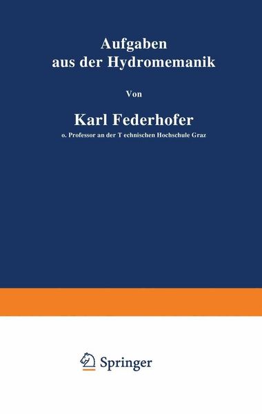 Produktbild: Aufgaben aus der Hydromechanik