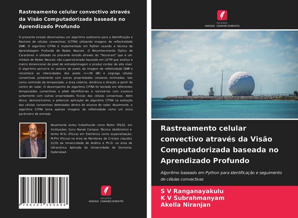 Produktbild: Rastreamento celular convectivo atrav&eacute;s da Vis&atilde;o Computadorizada baseada no Aprendizado Profundo