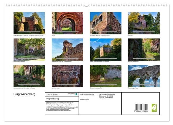 Produktbild: Burg Wildenberg (hochwertiger Premium Wandkalender 2027 DIN A2 quer), Kunstdruck in Hochglanz