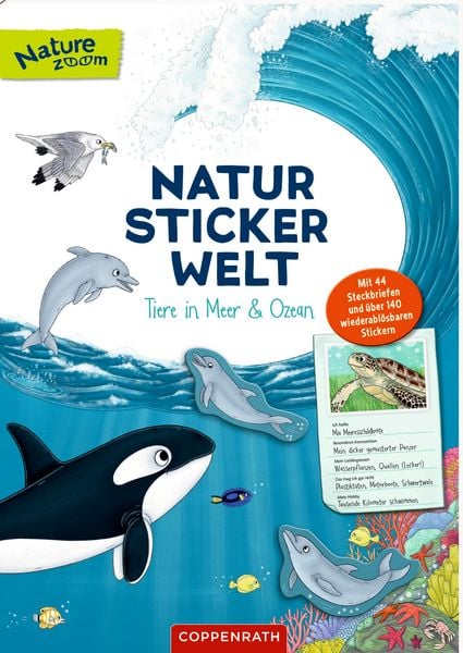 Produktbild: Natur-Stickerwelt: Tiere in Meer und Ozean