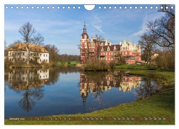 Produktbild: Prince Pueckler Park Bad Muskau (Wall Calendar 2026 DIN A4 landscape), CALVENDO 12 Month Wall Calendar