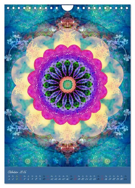 Produktbild: MANDALAS der Natur (Wandkalender 2026 DIN A4 hoch), CALVENDO Monatskalender
