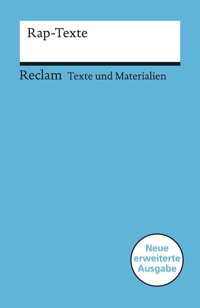 Rap-Texte, Taschenbuch von , Reclam, Philipp, 978-3-15-015073-3