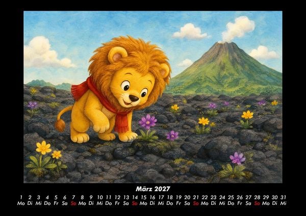 Produktbild: Buschis gro&szlig;es Vulkan-Abenteuer 2027 Fotokalender DIN A3