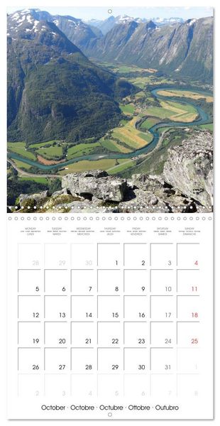 Produktbild: Norway Land of the Vikings and fairy tales (Wall Calendar 2026 12 &times; 12 Inch) CALVENDO 12 Month Wall Calendar