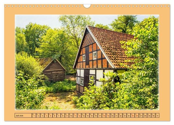 Produktbild: Gr&uuml;ne Welt DAMME (Wandkalender 2026 DIN A3 quer), CALVENDO Monatskalender